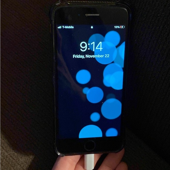 iPhone 7 with case